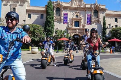1Hr GPS Self Guided Scooter Tour: Harbor/Gaslamp Quarter - Getting started at 3918 Mason St: rules that matter on ride day