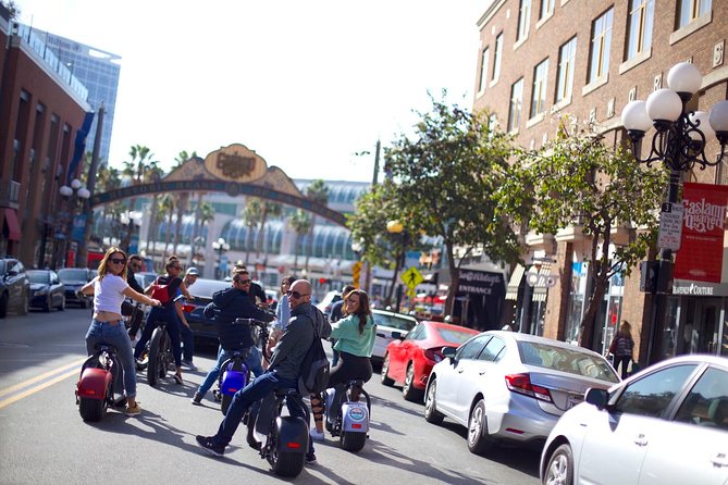 1Hr GPS Self Guided Scooter Tour: Harbor/Gaslamp Quarter - Balboa Park and the Zoo drive-by: big sight energy, minimal stop time