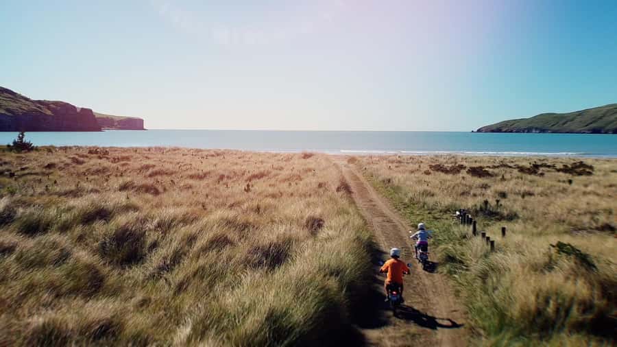 Akaroa: Lonely Beach Trail by E-Scooter. selfguided day out - Safety, licences, and the scooter know-how you get