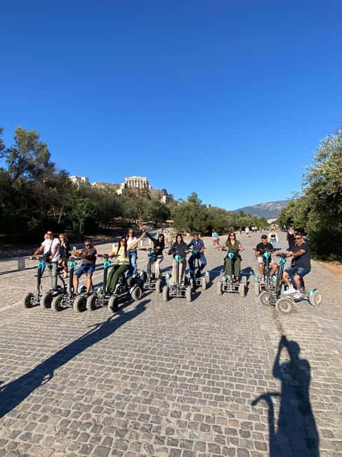 Ancient Athens Electric ATV Scooter Tour - Along the Acropolis: Odeon of Herodes Atticus and skyline moments
