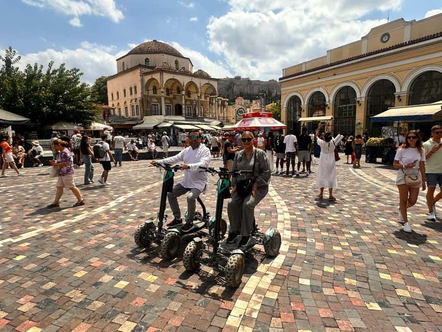 Ancient Athens Electric ATV Scooter Tour - Plaka check-in and scooter setup: what happens before you roll
