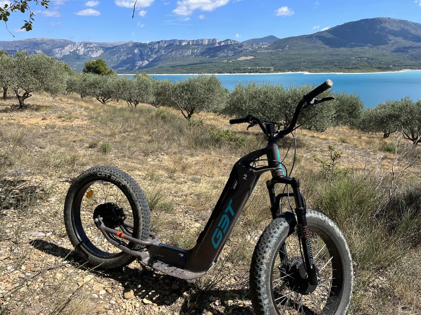 Around the Lake of Verdon : Guided electric scooter rides - What to expect during the full 2 hours