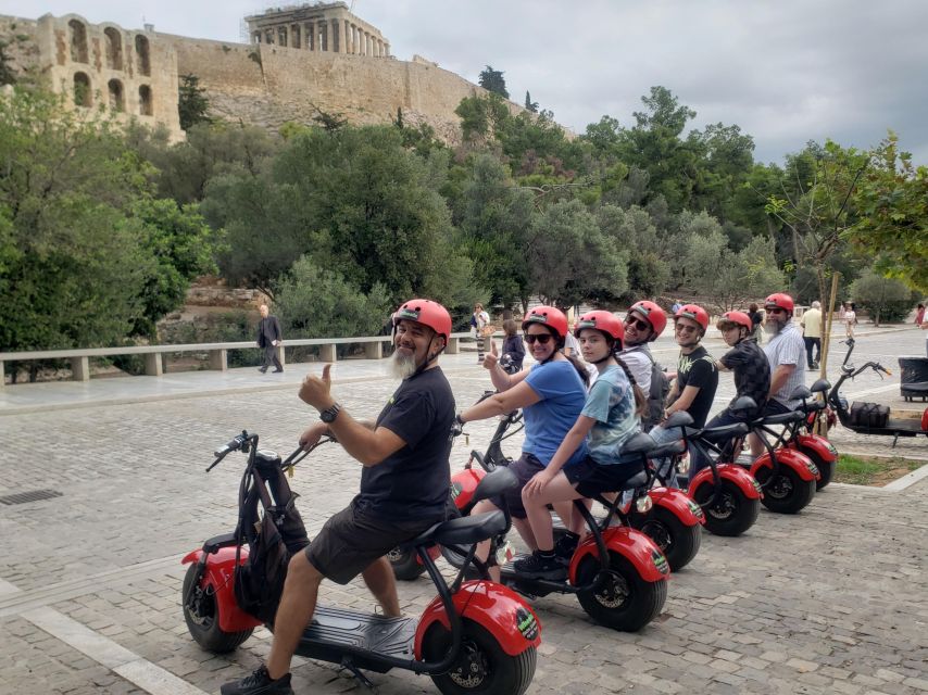 Athens: Award-Winning Acropolis Guided e-Scooter Tour - National Observatory, Agia Marina, and the Thiseio neighborhood flavor