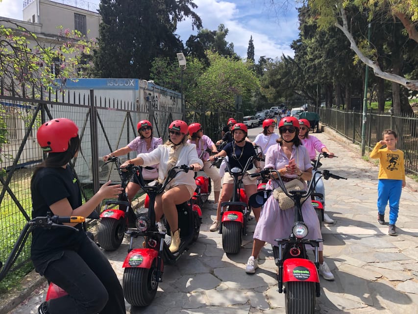Athens: Award-Winning Acropolis Guided e-Scooter Tour - Flea market break in Thissio: eat, stretch, and reset
