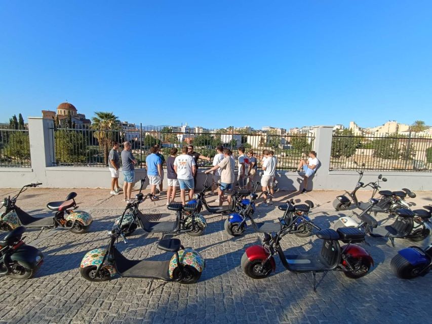 Athens: Premium Guided E-Scooter Tour in Acropolis Area - Odeon of Herodes Atticus: the starting viewpoint that sets the tone