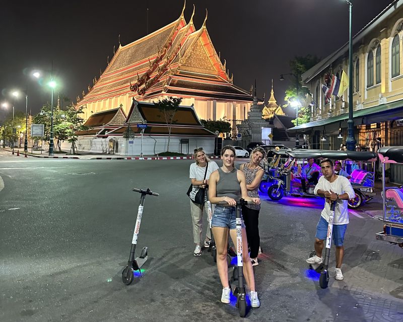 Bangkok: Electric Scooter Tour by Night - Stop-by-stop: Democracy Monument to Wat Suthat’s Giant Swing