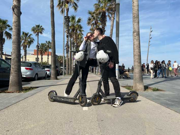 Barcelona E-Scooter Excursion - Beaches and Olympic Harbor: the Easy Win for First-Time Views