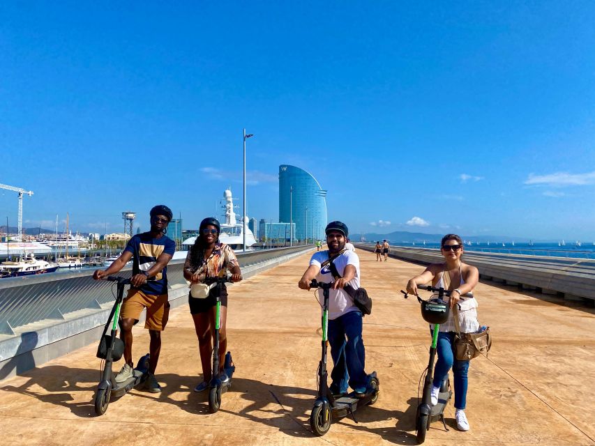 Barcelona: E-Scooter Gaudí & the Sea Tour - Getting Rolling From Calle Regomir 33