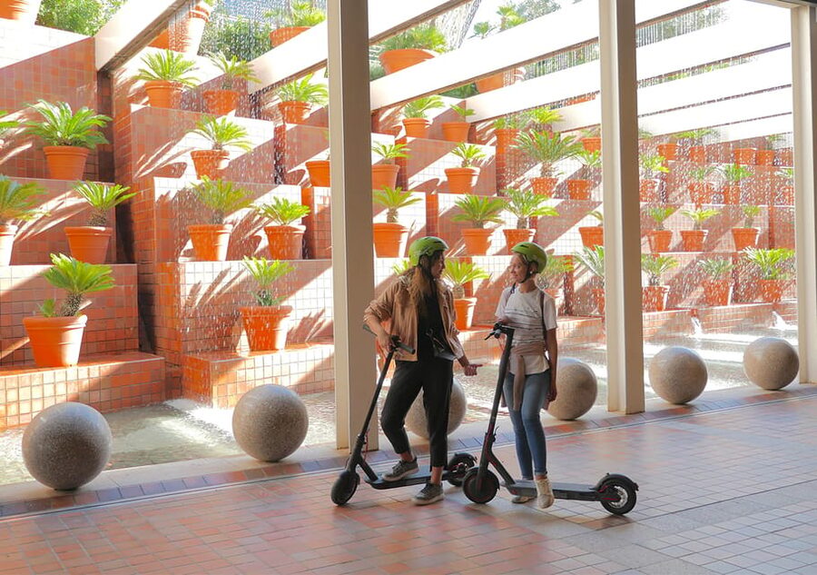 Barcelona: Gaudi Highlights Guided Tour by Electric Scooter - Columbus Monument and Port Vell: City Views Without the Long Trek
