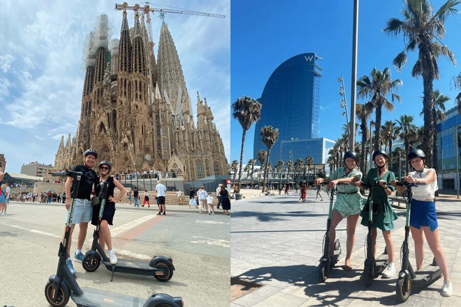Barcelona: Sagrada Familia Electric Scooter or Bike Tour - Barceloneta, W Barcelona, and the Seafront That Changes the Mood