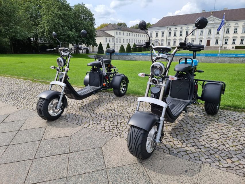 Berlin City: 2 Hour Guided Fat Tire E-Scooter Tour - Brandenburg Gate: the photo stop, plus what to look for