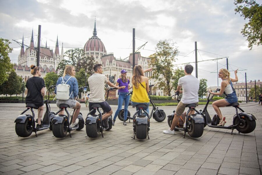 Budapest: Guided City Sights Tour by E-Scooter - Pest Side hits: St. Stephen’s Basilica and Parliament in one arc
