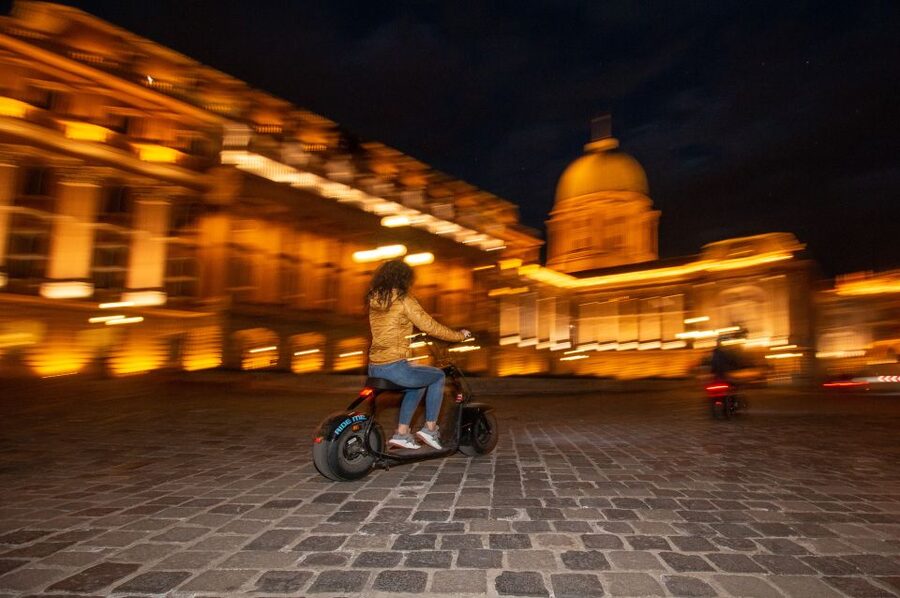 Budapest: Night Tour on MonsteRoller e-Scooter - Castle-bazaar Stop: Where You Get Your Night Photo Momentum