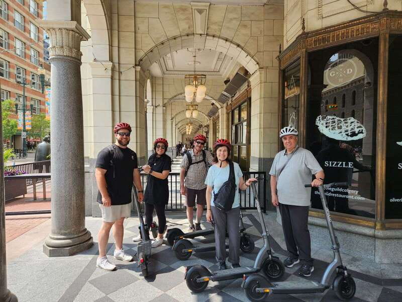 Calgary: E-Scooter City Highlights Tour - Start at Toonie Tours and Get Set Up Like a Pro