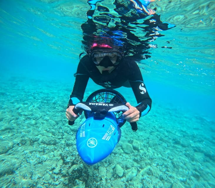 Chania: Sea Scooter Snorkeling boat tour - Boat cruise and briefing: how the tour sets you up