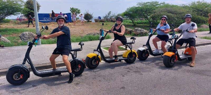 Curacao: Electric Scooter South-East Tour Adventure - Love Seat and Caracasbaai views: the first wow moment