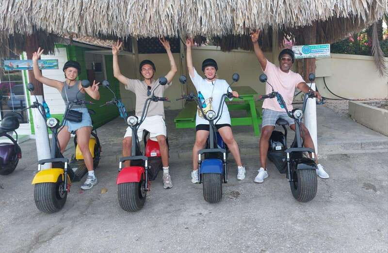 Curacao: Electric Scooter South-East Tour Adventure - Tug Boat Beach: shipwreck waters and why people love this stop