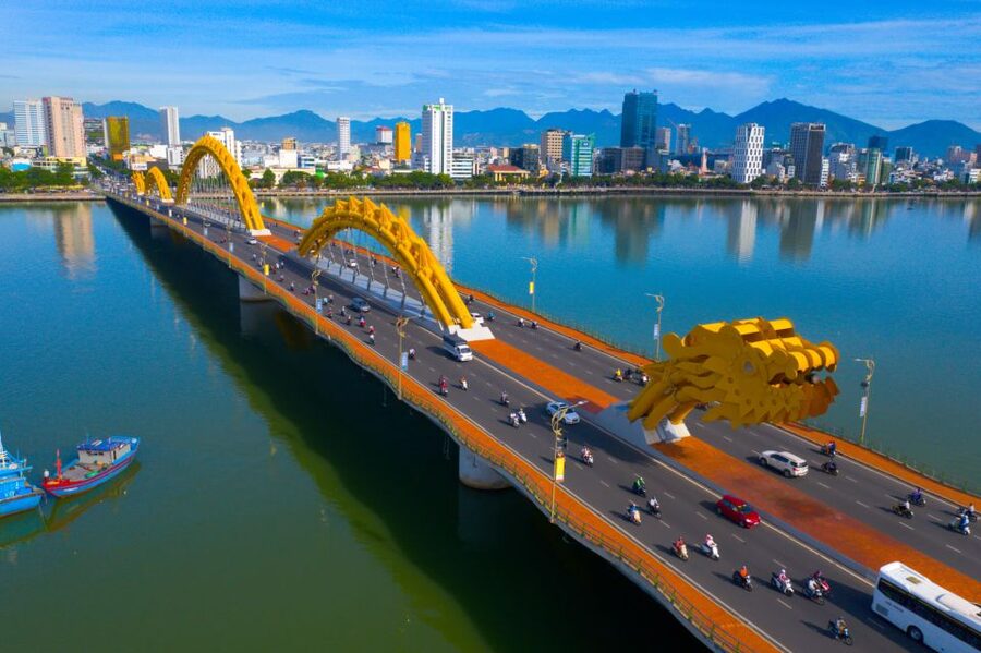 Da Nang: Private City Tour by Scooter with Ao dai Lady Rider - Dragon Bridge lights and the weekend rhythm