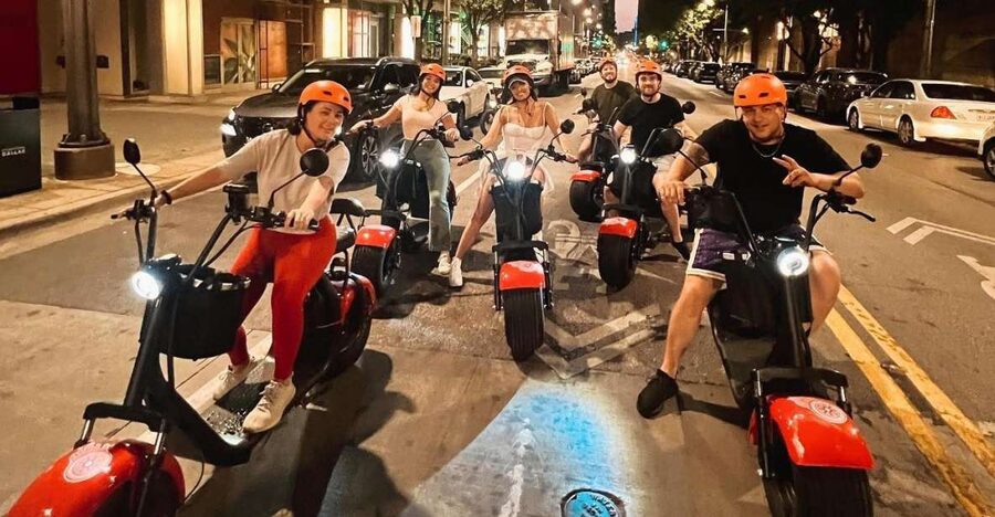 Dallas: Sunset Fat Tire E-Scooter Guided Tour - The 10-minute safety briefing and your first streetscape in Deep Ellum