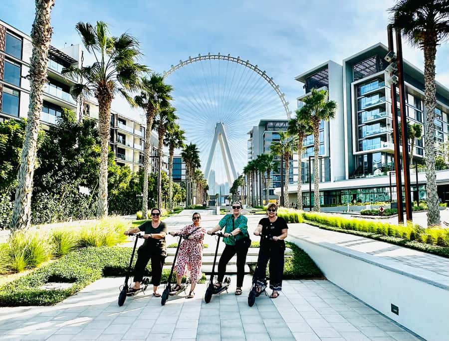 Dubai: E-Scooter Guided Tour of Marina, JBR & Bluewaters - Safety, Group Size, and Who Should Skip It