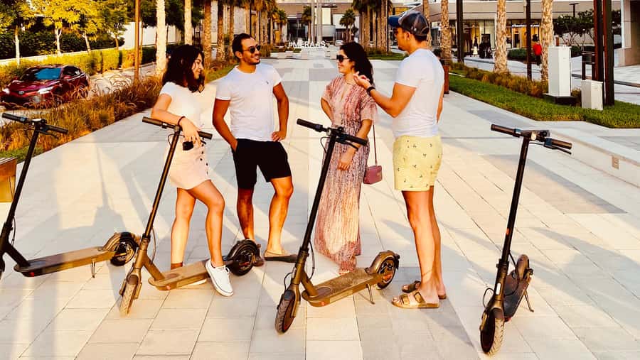 Dubai: E-Scooter Guided Tour of Marina, JBR & Bluewaters - Best Time to Go and What the 2 Hours Feels Like