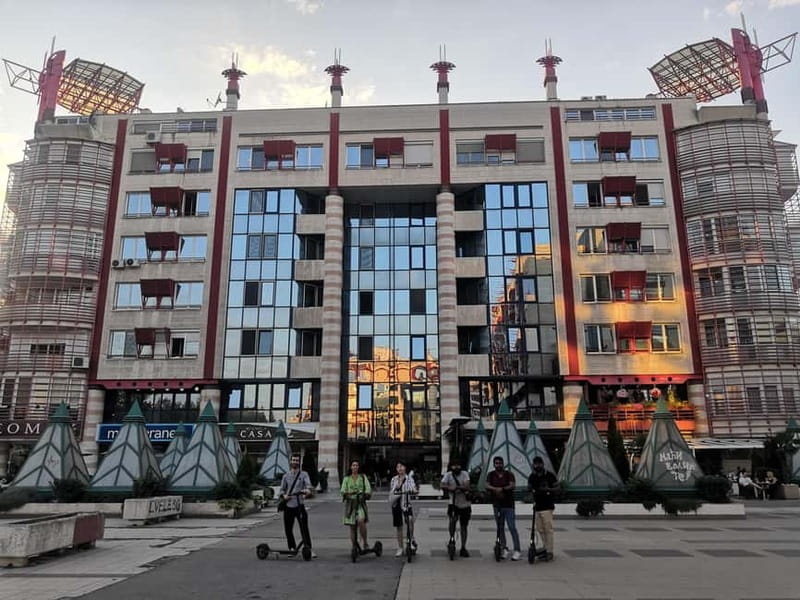 E Scooter Communist tour New Belgrade - Brutalism and Architecture You’ll Want to Photograph