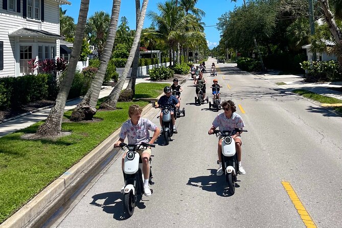 Electric Moped Tour of Naples Florida Family Fun and Easy To Ride - Port Royal: luxury real estate, viewed from the road