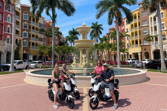 Electric Moped Tour of Naples Florida Family Fun and Easy To Ride - The $70 price: what you get for your money