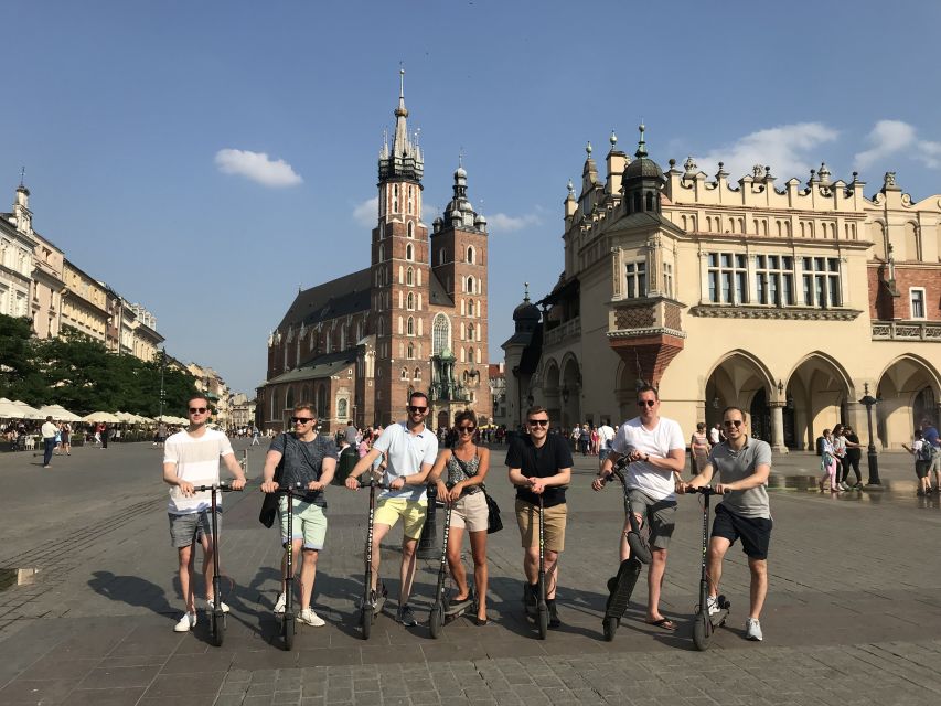 Electric Scooter Tour Krakow - Across the river: Father Bernatek’s Bridge, Podgórze, and another viewpoint