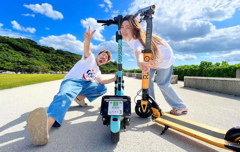 Free delivery to hotel : E-Scooter rent/No license required - A Practical Okinawa Mini-Itinerary: Naha Streets, Temples, and Easy Stops