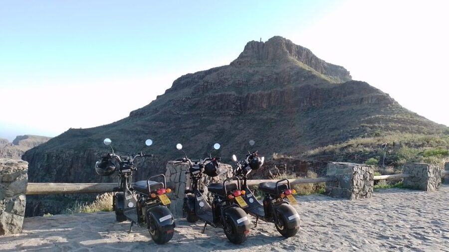 Gran Canaria: Los Pilancones Natural Park e-Scooter Tour - Meeting at Bici Bike Vintage: quick setup, quick reality check