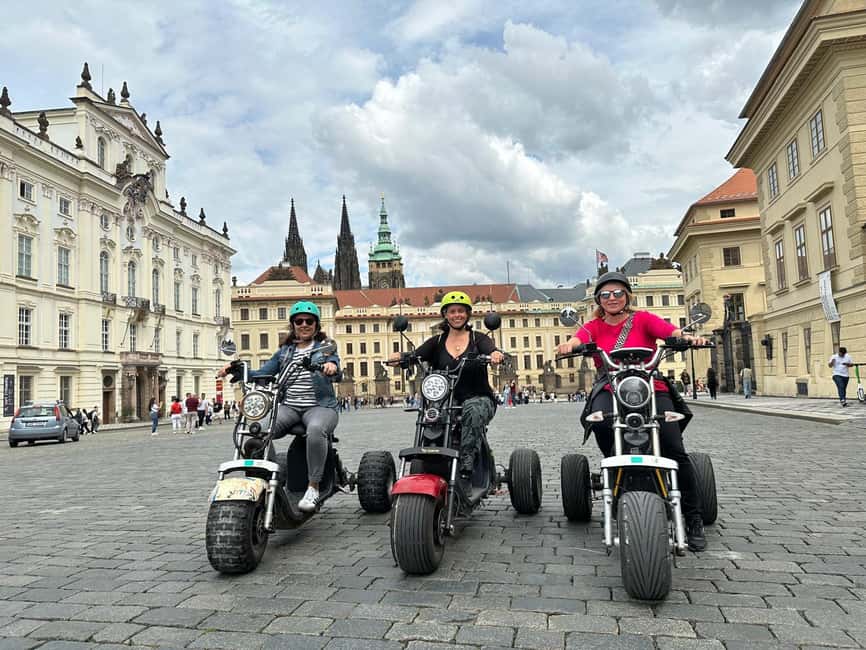 Heart of Prague tour on Tricycle electric scooter - Key things I’d circle on your planning map