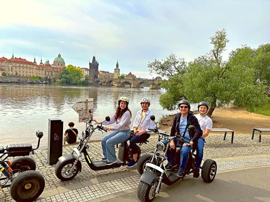 Heart of Prague tour on Tricycle electric scooter - The guide makes the difference: English live narration and humor