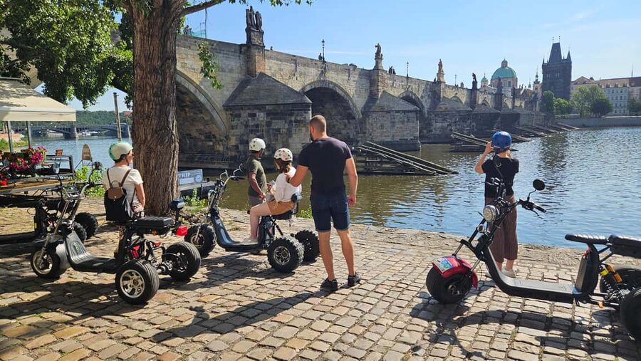 Heart of Prague tour on Tricycle electric scooter - Tricycle power: why this is a smarter way to see central Prague