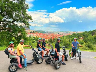Heart of Prague tour on Tricycle electric scooter - Where to meet and how the first minutes usually feel
