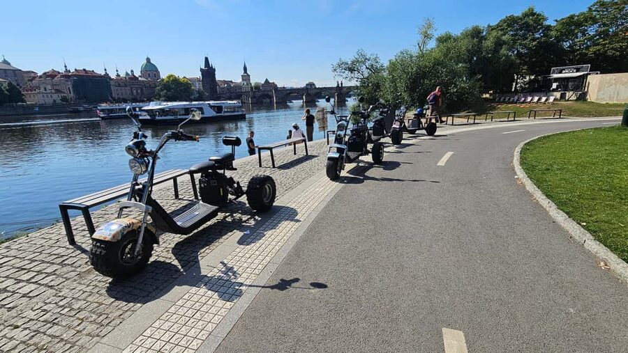 Heart of Prague tour on Tricycle electric scooter - Lesser Town and Strahov Monastery: your final postcard loop