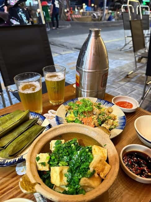 Ho Chi Minh City: Craft Beer and Food Tour by Scooter - Five dishes that are meant to be eaten, not just tasted
