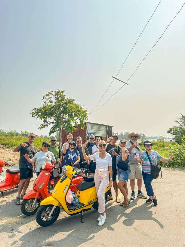 Hoi An: Half-day Electric Scooter Countryside Adventure - Cam Nam Village: Boat Repair Yard and a Family Chapel