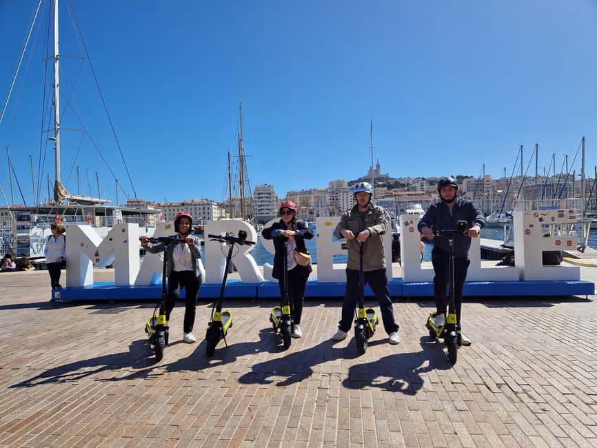 Marseille: Self-Guided Smartphone Tour by E-Scooter - The scooter tech that matters on Marseille roads