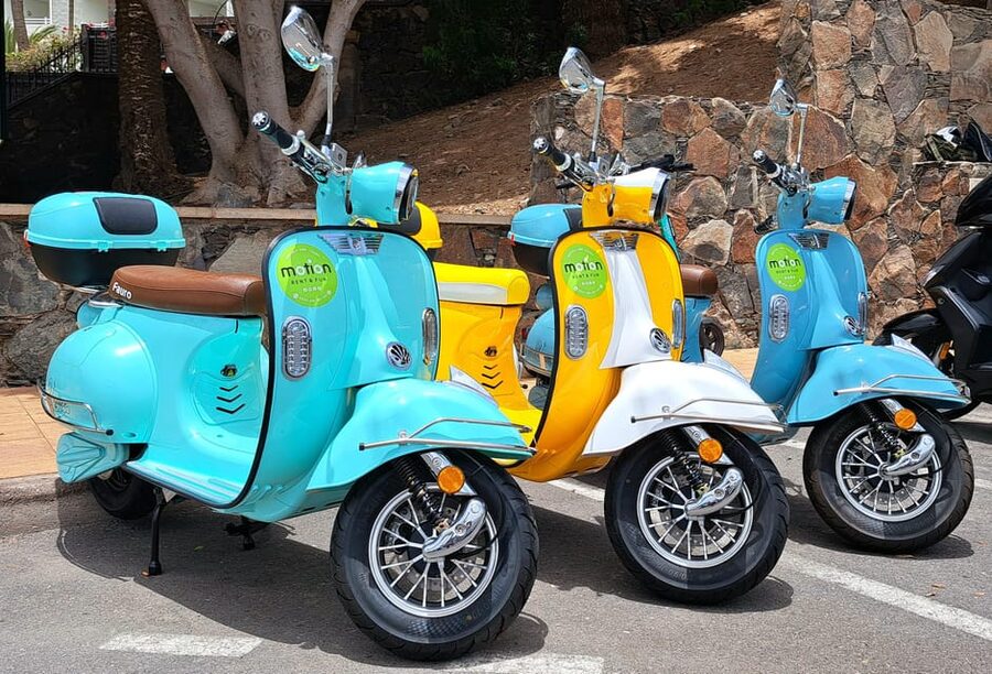 Maspalomas and Las Palmas: electric vintage scooter for rent - Electric Vintage Scooters Delivered to Your Hotel in Gran Canaria