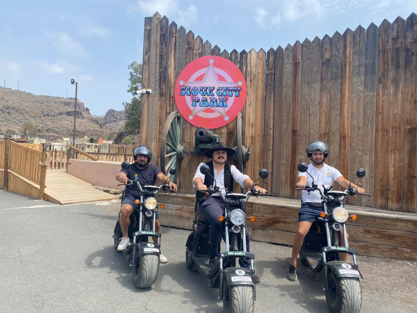 Maspalomas: E-Scooter or E-Bike Tour+Western Town Sioux City - E-bike vs e-scooter: licenses, ages, and who should pick what