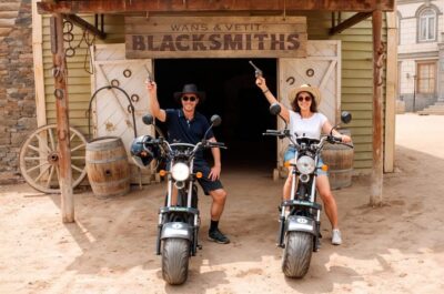 Maspalomas: E-Scooter or E-Bike Tour+Western Town Sioux City - The 1-hour e-scooter or e-bike ride through Maspalomas Dunes and Playa del Inglés