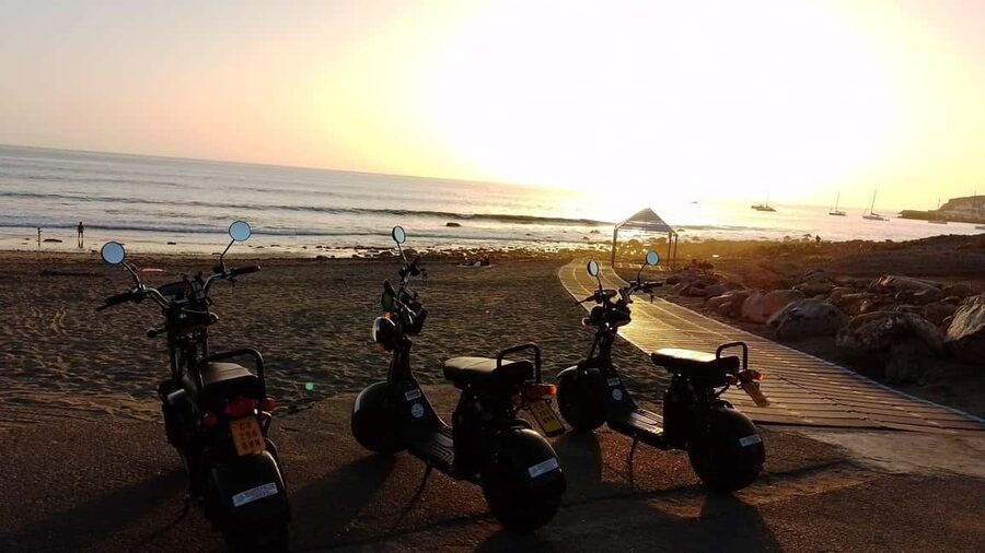 Maspalomas - Meloneras : e-Scooter 2 seat Sunset Guided Tour - Key Points You’ll Feel on the Ride