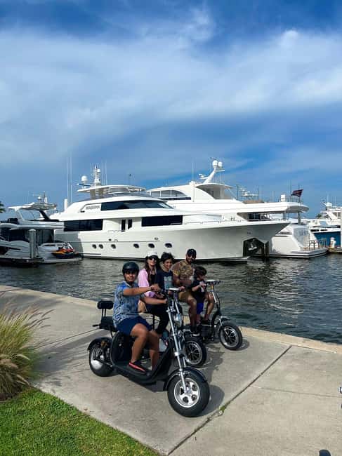 Naples Florida: Downtown Electric Moped Tour - Third Street South: the original downtown feel