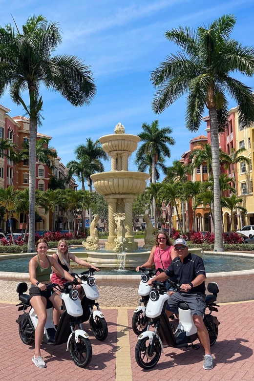 Naples Florida: Downtown Electric Moped Tour - Port Royal: where luxury real estate becomes the story