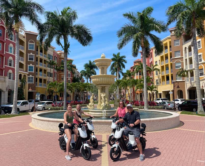 Naples Florida: Downtown Electric Moped Tour - Fun For All - Naples Bay and Crayton Cove: The Waterfront Warm-Up