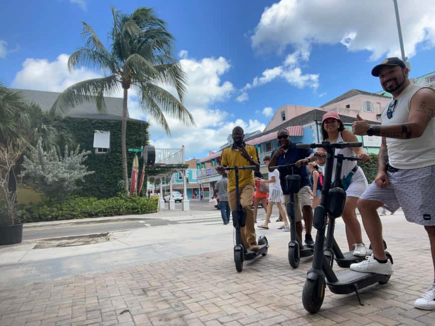 Nassau: E-Scooter Tour with Food Tasting and Local Drinks - Why Nassau by e-scooter makes sense