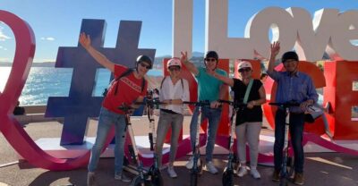 Nice: Must-Sees Electric Scooter Tour - From the Villermont meeting point to your scooter lesson
