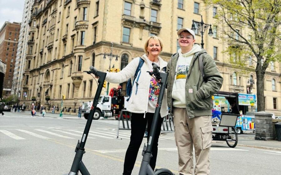 NYC: Central Park Private Guided Electric Scooter Tour - Columbus Circle to the Carousel area: getting oriented fast