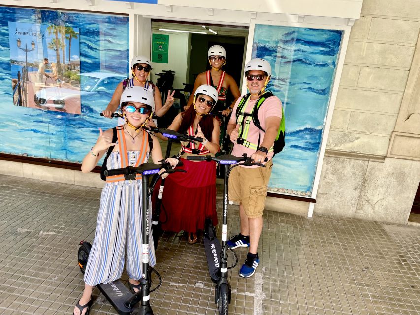 Palma: Guided 1.5 H city tour on Electric scooter - Palma Cathedral and Parc de la Mar: The Bay View You’ll Want to Recreate